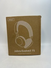 Jabra Evolve3 75 On-Ear Wireless Bluetooth Headset with Microphone Black SEE BOX picture