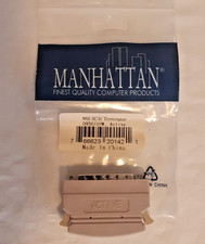 MANHATTAN SCSI-II MALE Terminator External HPDB50-M Active HD50 50Pin, NEW picture