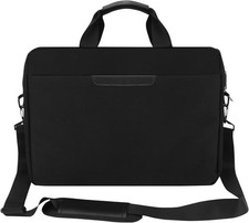 18 Inch Laptop Bag, Expandable Briefcase, Computer Bag Men Black-18.4 Inch picture
