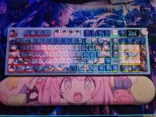 Wuthering Waves Iuno Mechanical Keyboard Keycaps RGB PBT Keycaps Cherry MX High picture