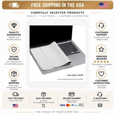 Microfiber Keyboard Dust Cover for MacBook Pro Air 13-16 inch Ultra Thin picture
