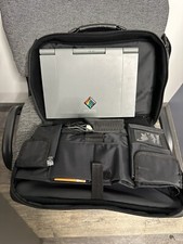 RARE VINTAGE Mint Gateway 2000 Colorbook Laptop 1994 Full Setup Leatherette Bag picture