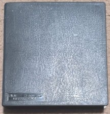 MINIKAS-ETTE 10 Black Coder Library Case 5.25 Floppy Disk Holder Storage Vintage picture