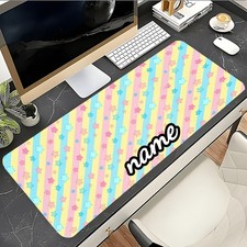 11.81inch*23.62inch Customized Mouse Pad 1pc Colorful Star Pattern Design Mous picture
