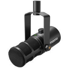 MAONO Dynamic Microphone, USB/XLR Podcast PC Microphone with PD400X, Black picture