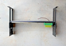NICE 2U 19 In Rackmount DIN Rail Frame Mount Brack with Adjustable Depth Black picture
