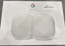 Google Nest Wifi Pro Wi-Fi 6E Router Mesh System - Snow (2-Pack) picture