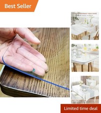 Versatile Clear Table Cover Protector - 16x36 Size, 1.5mm Thick for All Surfaces picture