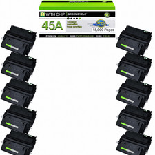 GREENCYCLE 10PK Q5945A 45A Toner Cartridge Fit For HP 45A 4345x 4345xs MFP M4345 picture