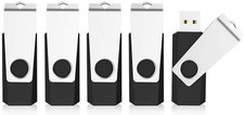 USB 3.0 5Pack 64GB Metal USB Flash Drives Rotating Thumb Pen Drive Memory Stick picture