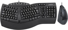 PERIDUO-512B US, Wired Ergonomic Keyboard and Vertical Mouse Combo - USB - Bl... picture