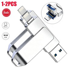 1-2pcs USB 3.0 Flash Drive 2TB Type C Memory Photo Stick for iPhone Android iPad picture