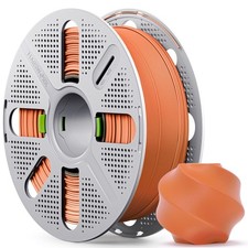 MarsWork Matte Orange Red PLA Filament with QuickSwap Reusable Spool picture