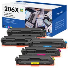 W2110A Fits For HP 206A 206X Toner W2110X Laserjet Pro MFP M282 M255 M283fdw Lot picture