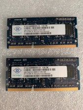 Nanya 4GB (2x2) DDR3 SDRAM SO-DIMM PC3-10600S 204-Pin Non-ECC NT2GC64B88B0NS-CG picture