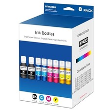 Ink Refill Bottles 8 Pack for Multiple Printer Models ET-2850 ET-3850 picture