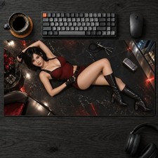 Ada Wong Gamer Desk Mat Large Mousepad Non Slip Computer Pad picture