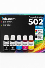 Ink .com Compatible Epson 502 High Capacity Ink 5 Pack Compatible ET-2850 3830 picture