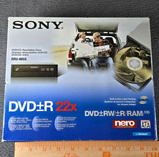 Sony DRU-865S Internal SATA DVD RW CD Burner Drive LightScribe 22x Open Box  picture