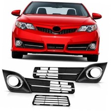Front Bumper Fog Light Cover Bezel Fog light cover With Hole Camry 2012-2014 SE picture