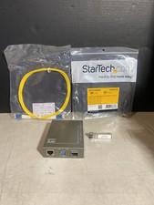 LevelOne GVT4000 Ethernet Media Converter, SFP-3211, Copper Cord, Fiber Cord,Lot picture