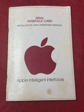 1979 Apple II Serial Interface Card Installation & Operating Manual picture
