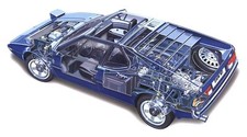 Cars bmw m1 coupe 1978 Desk Mat Stitched picture
