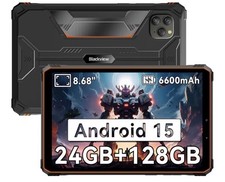 9 inch Rugged Tablet, Android 15 Waterproof Tablet wirh Gemini AI, 24GB+128GB TF picture