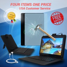 10 inch Google Android 10 Tablet PC | Keyboard Case | GSM Unlocked Sim | Earbuds picture