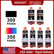 6PK Ink Cartridges PGI-35 CLI-36 use for Canon Pixma Photo iP100 iP110 TR150 picture