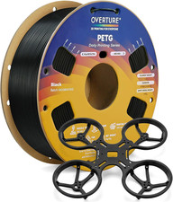 High Speed PETG Filament 1.75mm 1kg Black for Rapid Printing, Tangle-Free picture