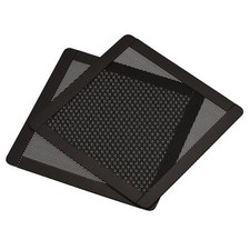 2pcs 120mm Computer Fan Filter Grills Mesh Magnetic Dustproof Case Cover Black picture