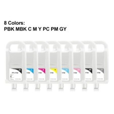 8PC PFI-1700 Refillable Ink Cartridge With Chip For Canon PRO-2000 4000s 6000s picture
