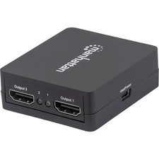 Manhattan 207652 2 Port Distributor, HDMI Splitter 1920 x 1080 Pixel Black picture