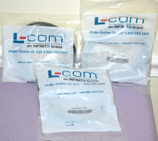 Lot of 3 L-Com CSMUAB-2M USB Cable Type A to Type B 6.5 Foot Long Cable -- New picture