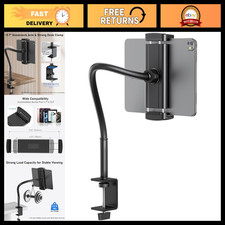 Adjustable Gooseneck Tablet Stand for Desk, 360° iPad Holder Clamp Mount picture