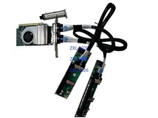 External PCI-E 5.0 x16 To 2 Port MCIO X16 X8 Retimer Adapter X8X8 + 2*Baseplate picture