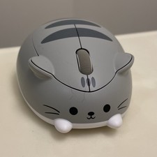 AKKO Wireless Mouse for Computer Gray Cat Gaming PC Novelty Artsy Cottagecore picture