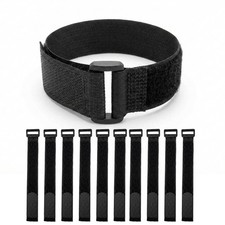 Ysenchan Hook and Loop Straps (10 Pack), Reusable Adjustable Nylon Cinch Cabl... picture