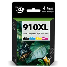 4PK 910XL Printer Ink for HP OfficeJet Pro 8010 8020 8022 8025 8028 8035 W/Chip picture