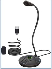 JOUNIVO USB Computer Microphone JV605 PRO with Mute Button & Volume picture