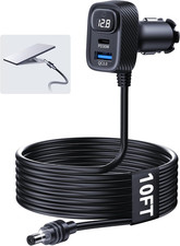 Starlink Mini Car Adapter with 10FT 16AWG Cable 90W 3-In-1 picture