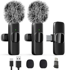 Professional Wireless Lavalier Lapel Microphone for iPhone, iPad, Mini Video... picture