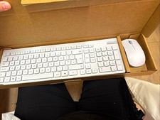 Lenovo Grey Wireless Keyboard & Mouse Bundle UK English QWERTY 1200 DPI picture