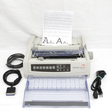 Okidata Microline 320 Turbo  Dot Matrix Printer * Tested * Includes Cables picture