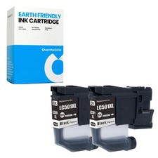 2-Pack OSI Compatible LC501XLBK Ink Cartridges fits Brother MFC-J1360DW J1410DW picture