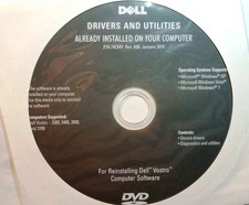 Dell Drivers Utilities Install / Restore DVD for Vostro 3300 3400 3500 3700 picture