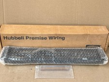 Hubbell P648U Cat6 48-Port Data Universal Patch Panel INCLUDES RACK picture