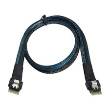 Xiwai SAS Cable PCI-E Slimline SAS 4.0 SFF-8654 4i 38pin Host to SFF-8654 Slim picture