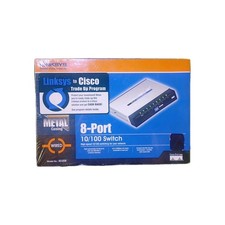 LINKSYS Cisco SD208 8 Port Router 10/100 Switch Metal Casing Wired New picture